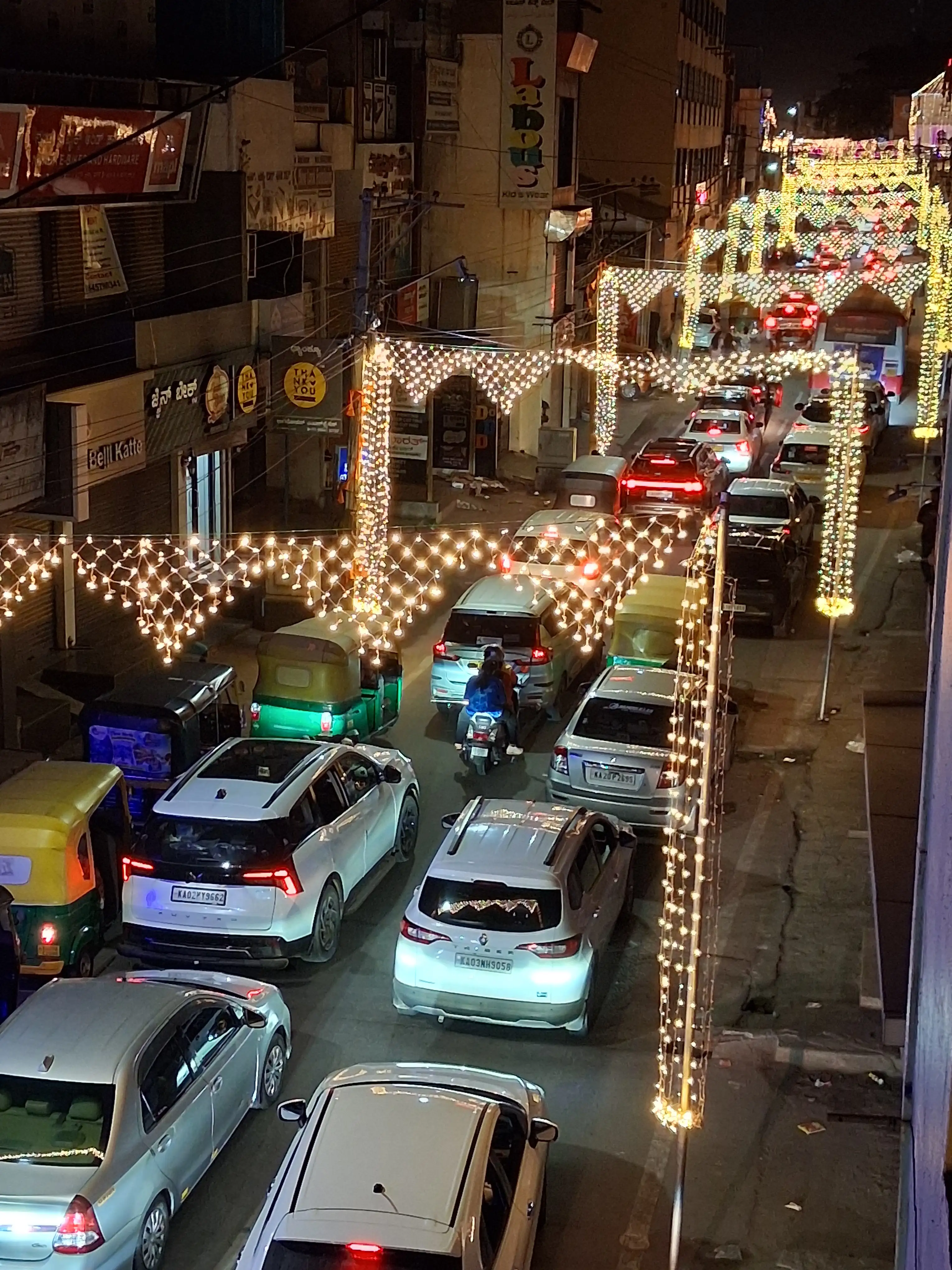 traffic jam in mysore dasara