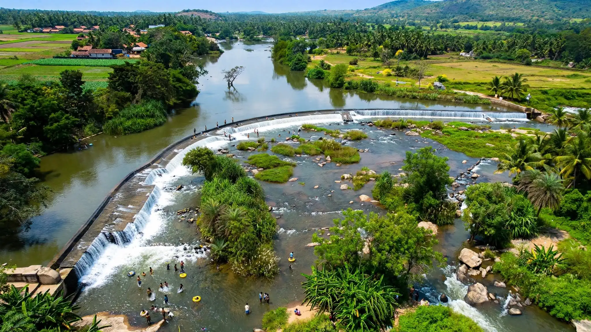 balmuri-waterfalls-mysuru-drone-shot