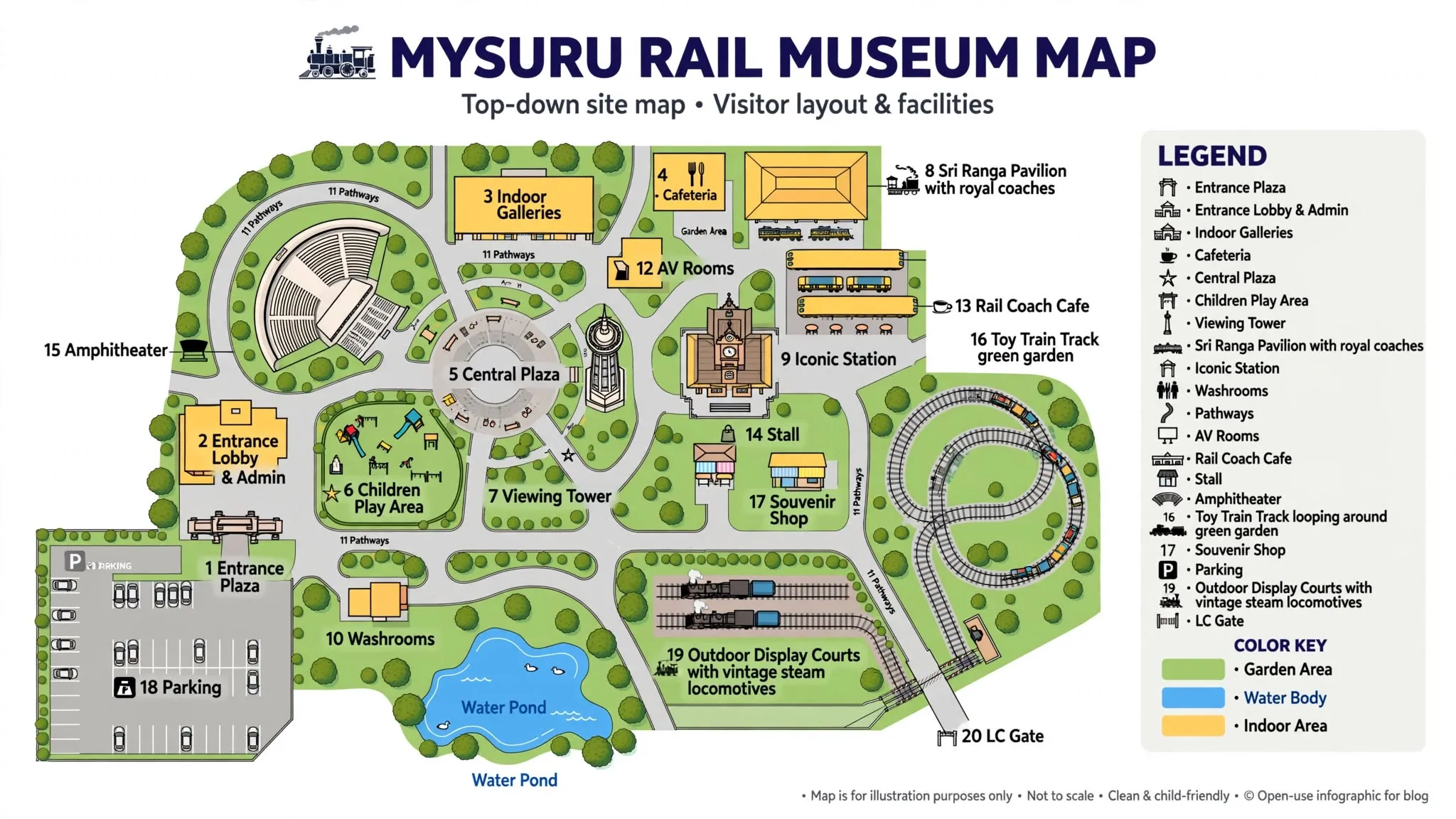 railway museum map